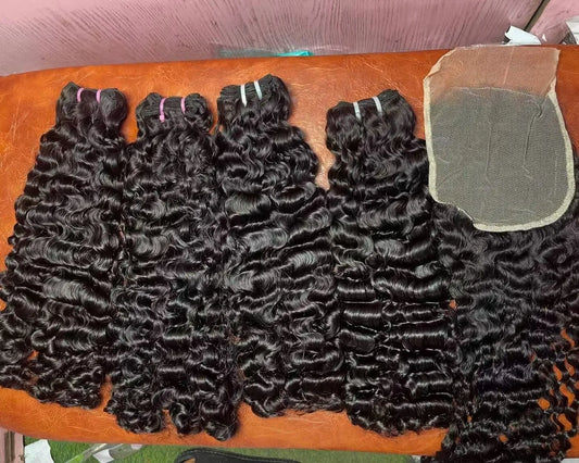 Kinky Straight Raw Cambodian Curly Hair Bundles Natural Body Wave Bundles Human Hair Wholesale Deep Italy Curly Burmese Bundles