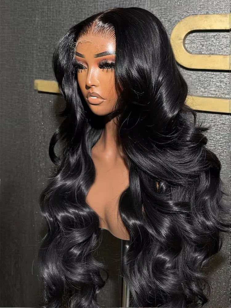 250% Density 30 inch 13x6 HD Lace Front Wigs Human Hair Women Body Wave 13x4 Frontal Wigs Women Peruvian Glueless Closure Wigs
