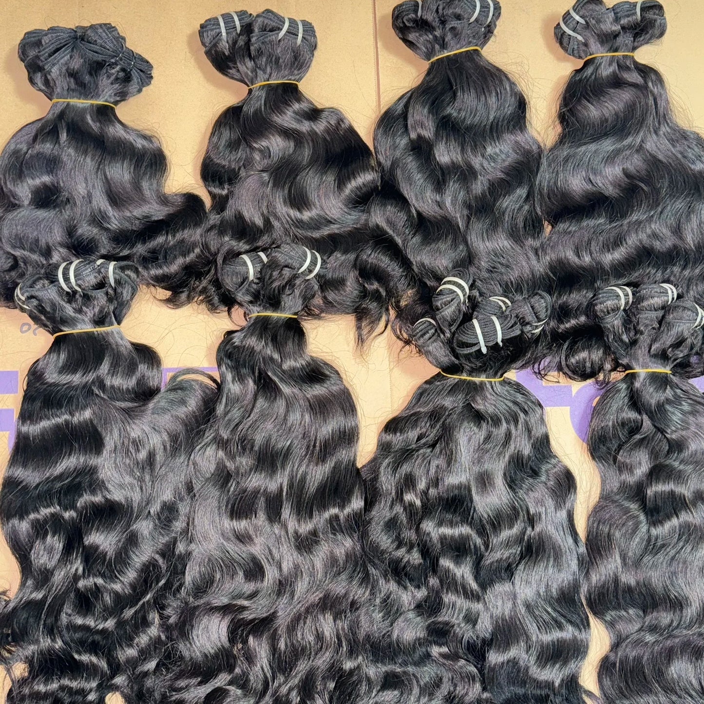 Raw Brazilian Human Hair Raw Virgin Cuticle Aligned One Donor Hair Bundles Weave Indian Wavy Curly