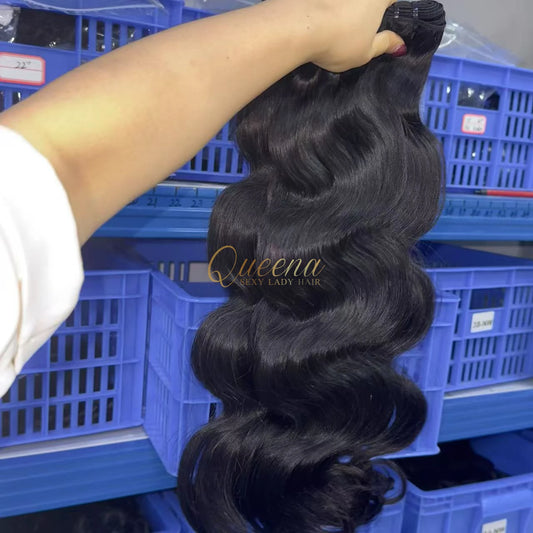 Oversea Stock Ready to Ship Raw Vietnamese Hair Unprocessed Virgin Human Hair Extension Burmese Curly Natural Wave