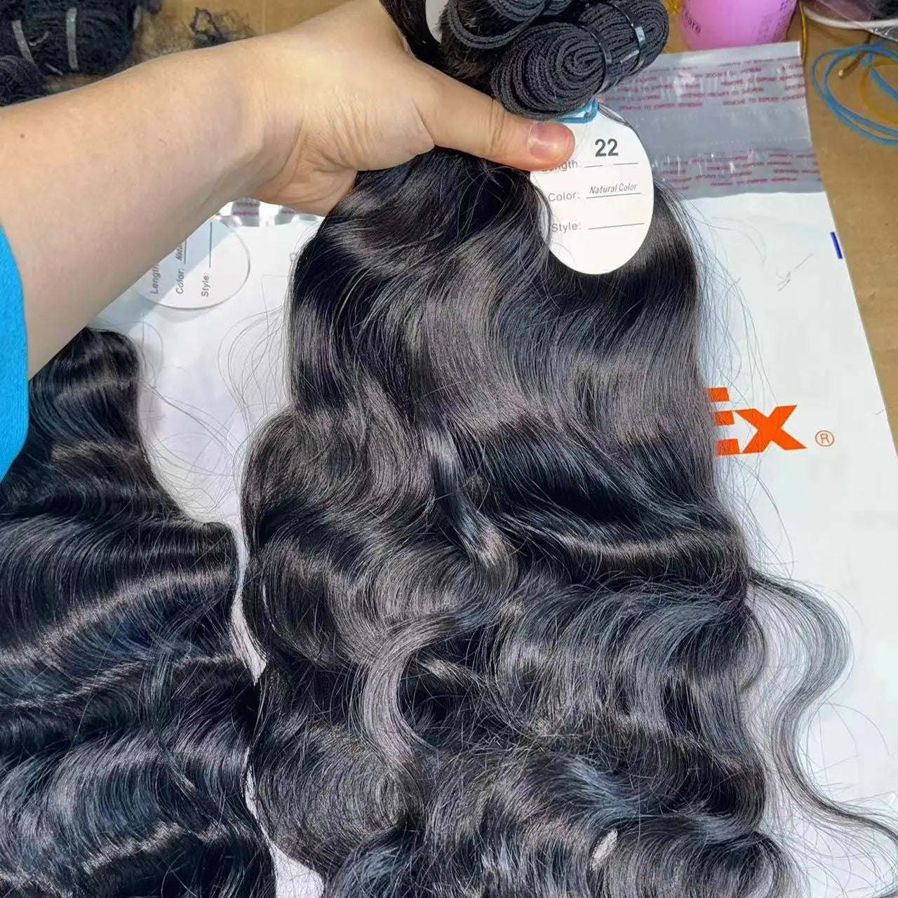 100% Raw Indian Deep Curly Hair Bundles  Virgin  Hair Extension  Bulk Grade Human Hair Extension