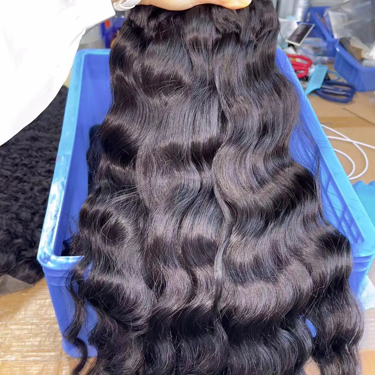 100% Raw Indian Deep Curly Hair Bundles  Virgin  Hair Extension  Bulk Grade Human Hair Extension