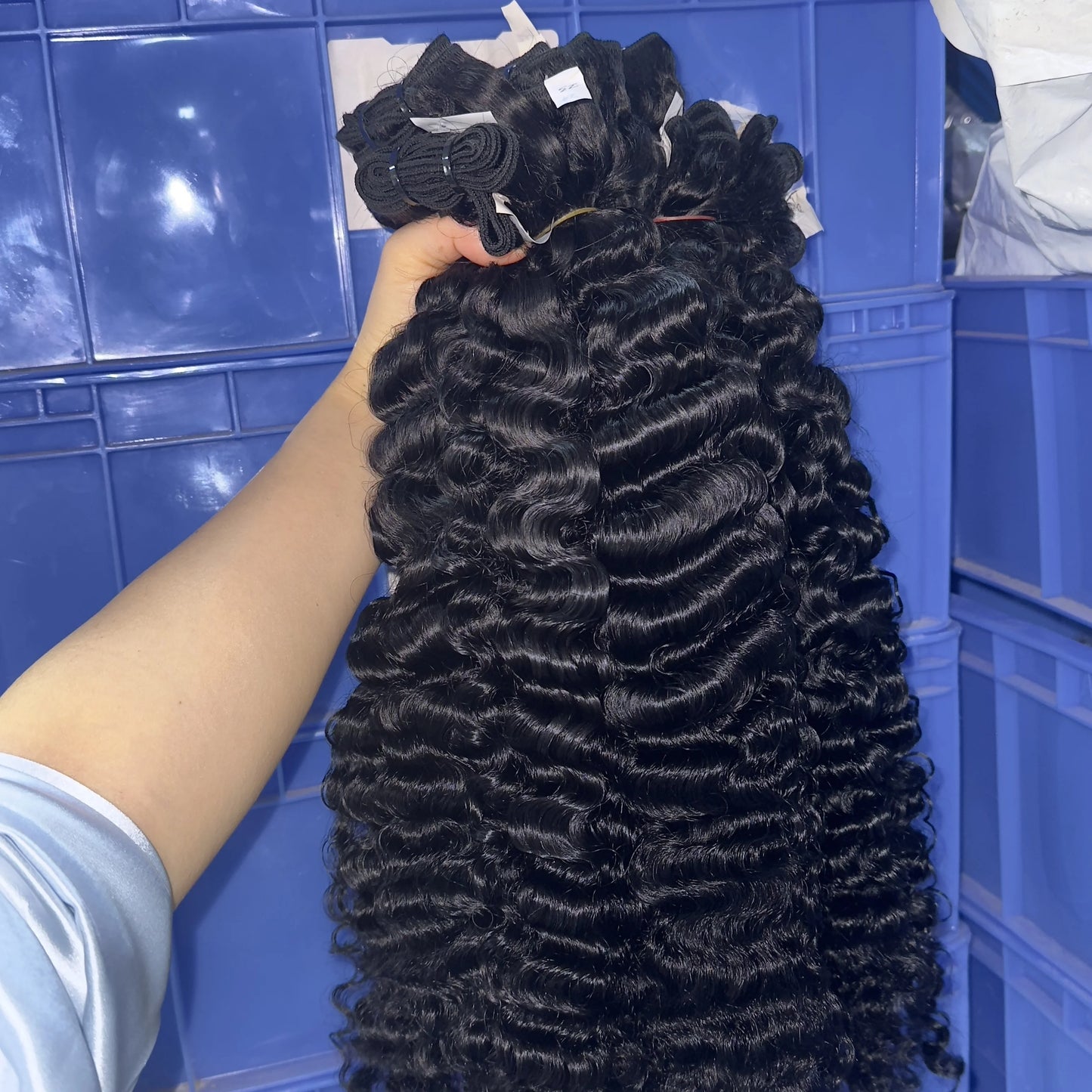 Cambodian Raw Loose Curly Hair Extensions Unprocessed Raw Cuticle Aligned Burmese Curly Human Hair Bundles Vendor