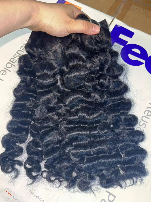 Unprocessed Virgin Hair Wholesale Burmese Curly Hair Raw Cambodian Curly Indian Wavy Hair Bundles