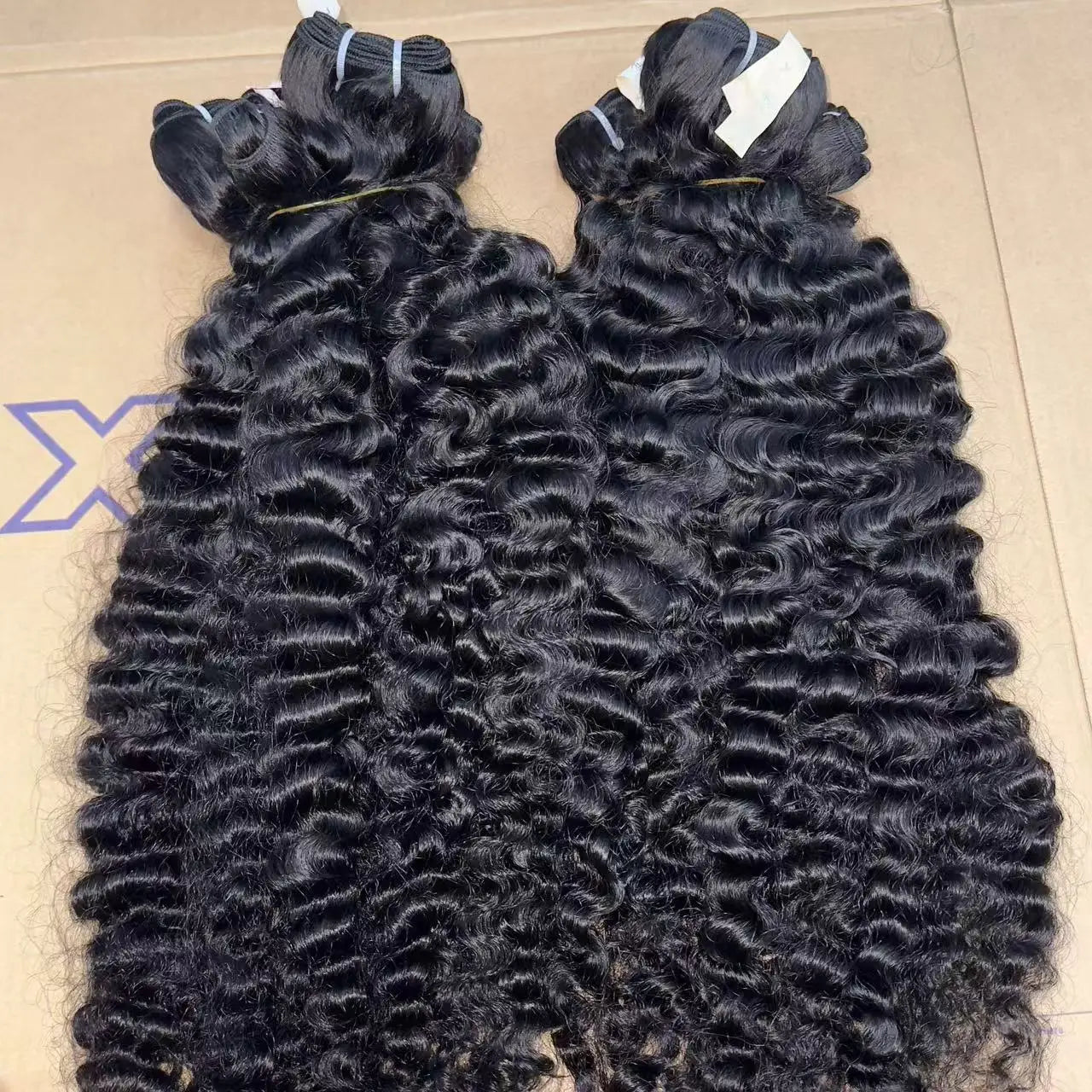 Raw Brazilian Human Hair Raw Virgin Cuticle Aligned One Donor Hair Bundles Weave Indian Wavy Curly
