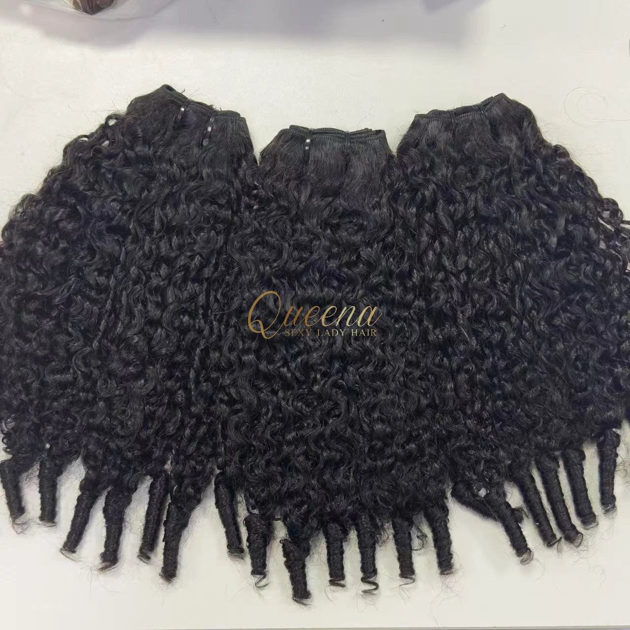 Oversea Stock Ready to Ship Raw Vietnamese Hair Unprocessed Virgin Human Hair Extension Burmese Curly Natural Wave