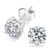 0.2-3ct Moissanite VVS Lab Created Diamond Stud Gifts 14K Gold Plated S925 Sterling Silver Hypoallergenic Earrings for Women Men