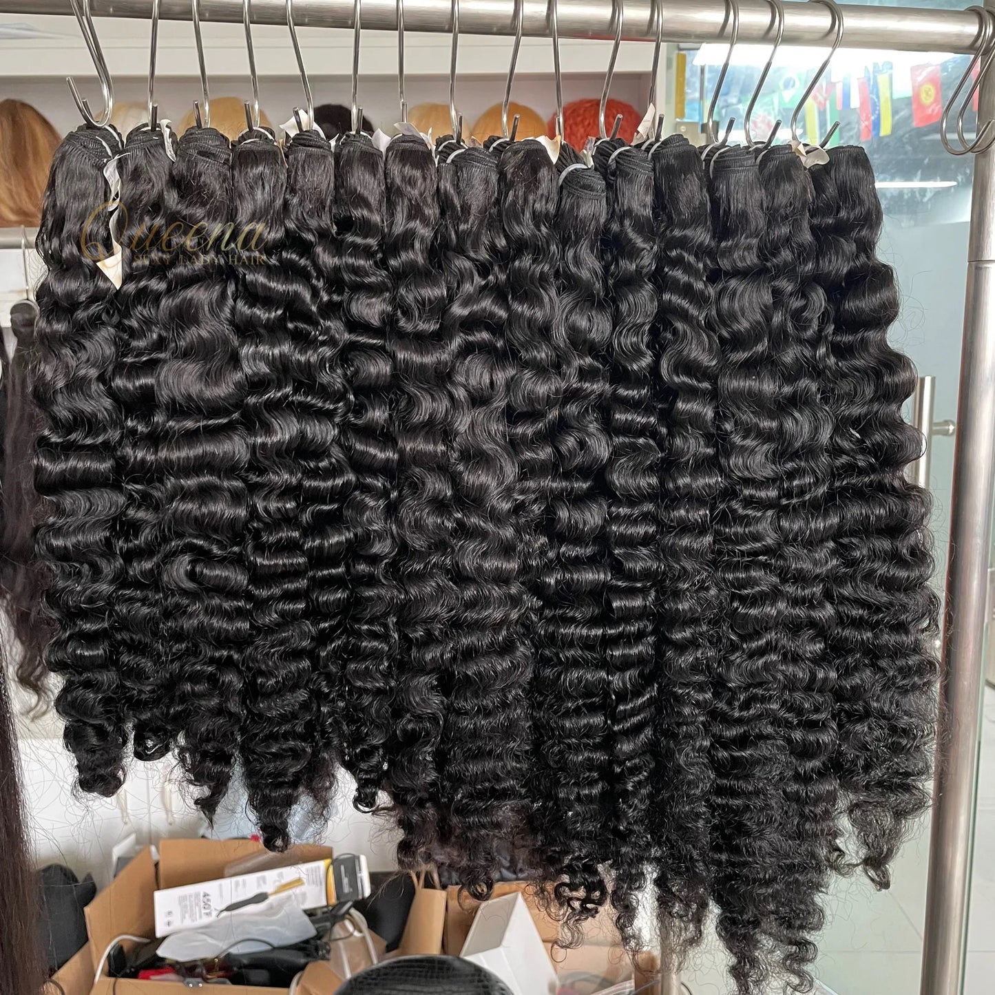 Raw Brazilian Human Hair Raw Virgin Cuticle Aligned One Donor Hair Bundles Weave Indian Wavy Curly