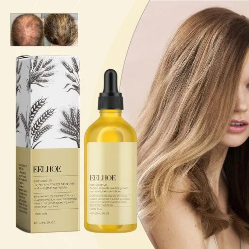 EELHOE Wheat Hair Care Essential Oil Strengthens Hair And Thickens Hair Care Bifurcated  Smooth And Glossy Hair Care
