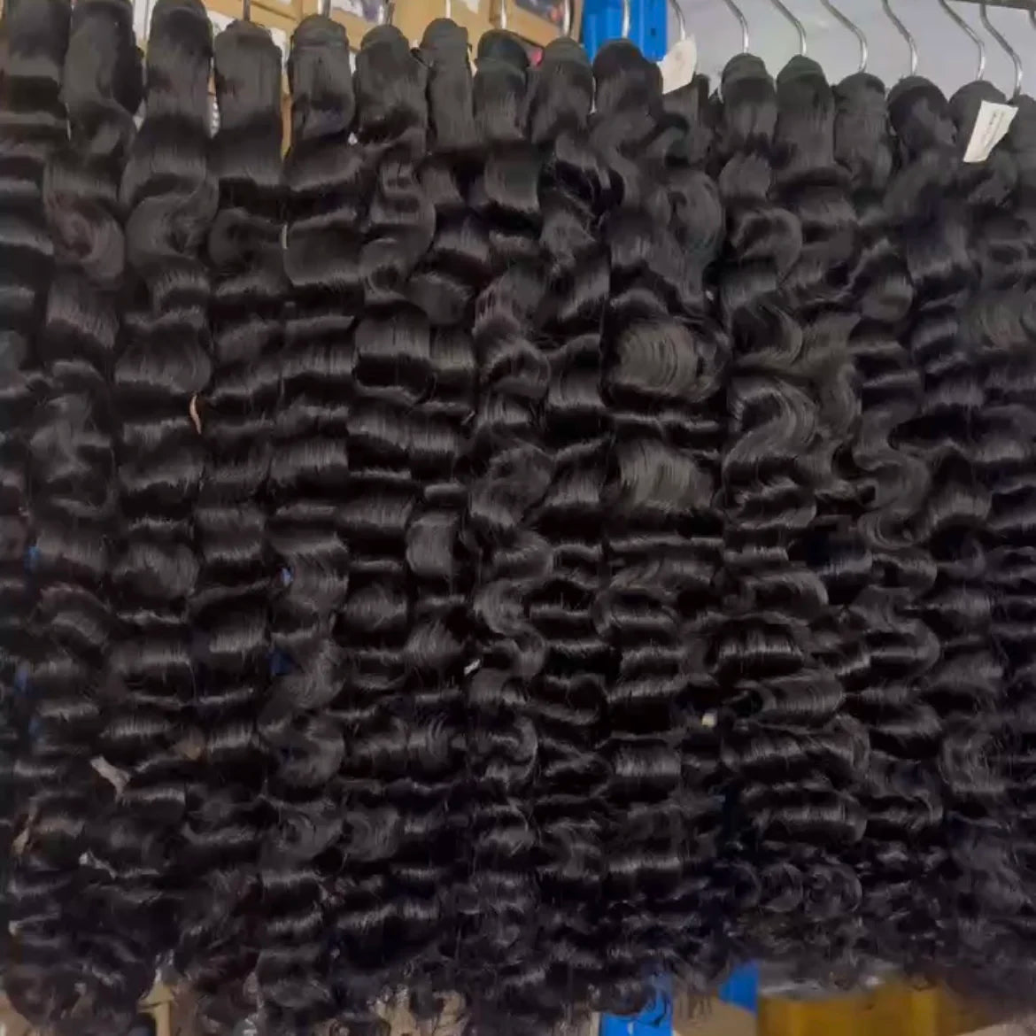 Oversea Stock Ready to Ship Raw Vietnamese Hair Unprocessed Virgin Human Hair Extension Burmese Curly Natural Wave