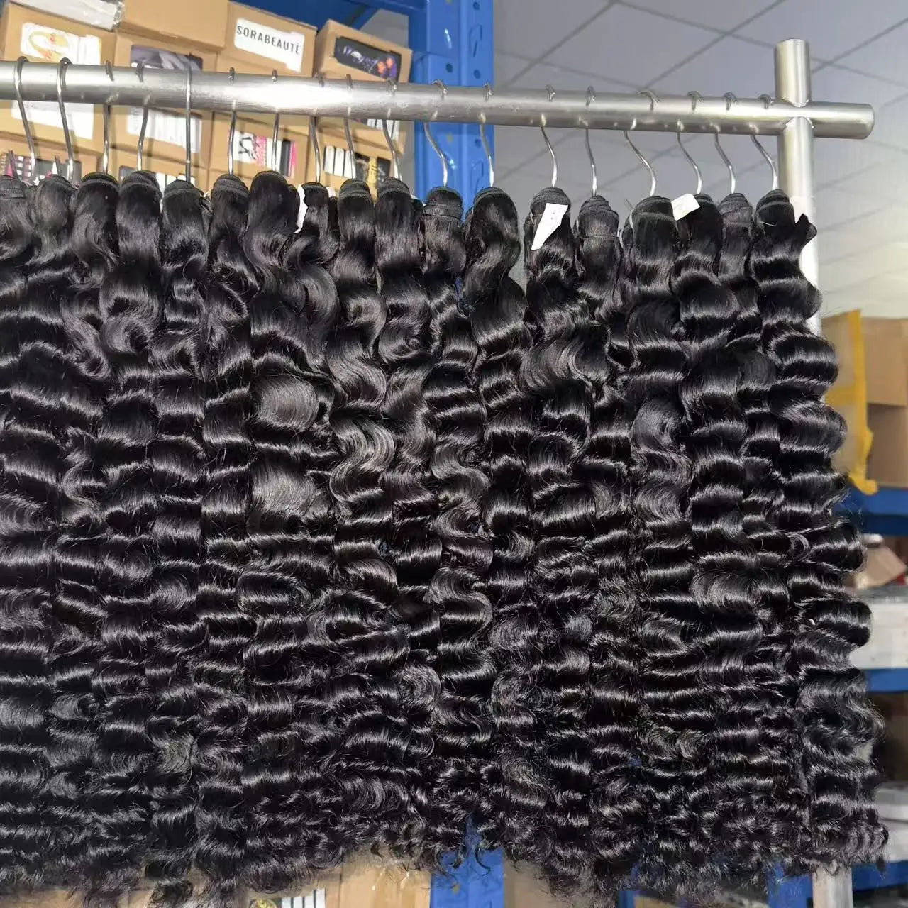 Natural Human Raw Cambodian Hair Bundles Vendor Wholesale Raw Cuticle Aligned Hair Cambodian Cuticle Aligned Raw Hair Bundle