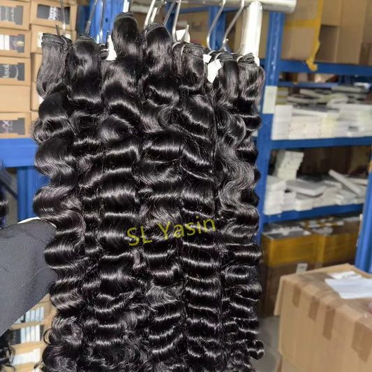 Virgin Human Hair Extension Cuticle Aligned Burmese Curly Kinky Curly Hair Raw Wavy Curly Hair Bundles