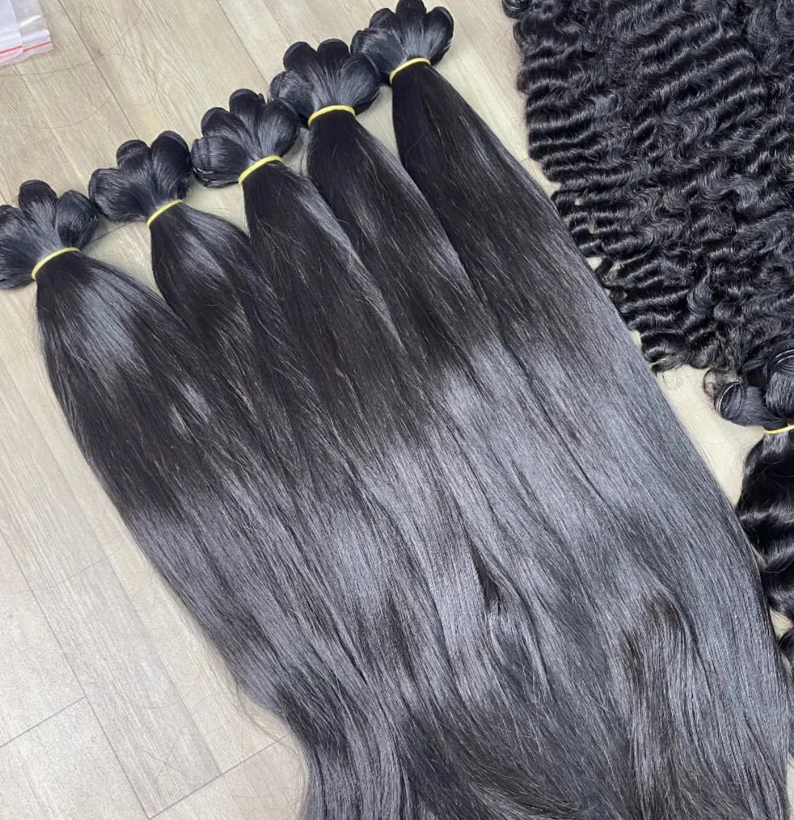 Vietnamese Hair Bundles Wholesale Vendor 12A Grade 100% Natural Cuticle Aligned Virgin Human Hair