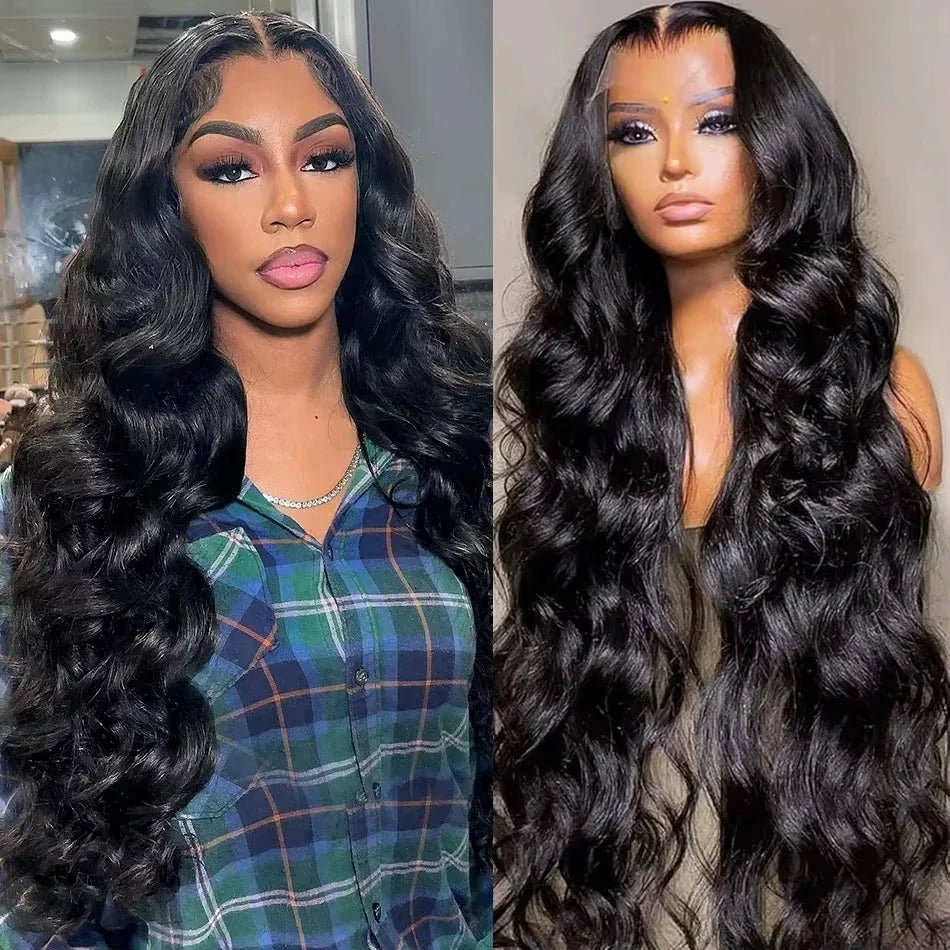Lafino 200% Density Body Wave Lace Front Wig 13x6 Loose Body Wave Pre-Plucked 13x4 Lace Front Wig Human Hair Brazilian Hair